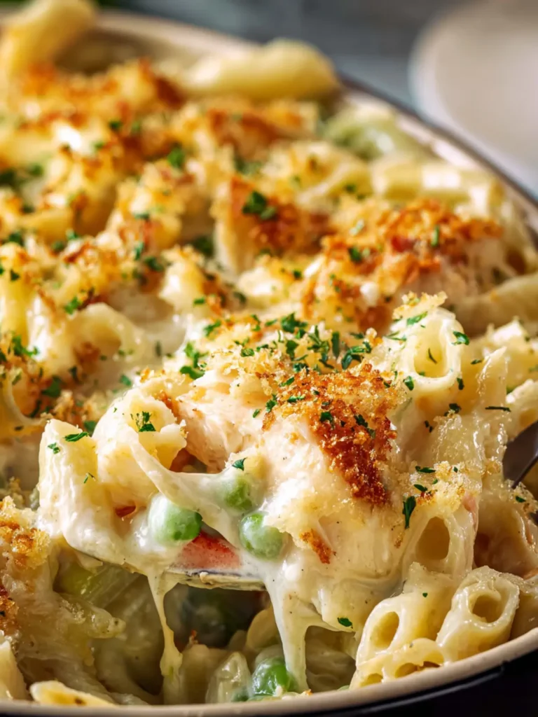 Irresistible Chicken Alfredo Bake Recipe for Comfort Food Lovers First Image