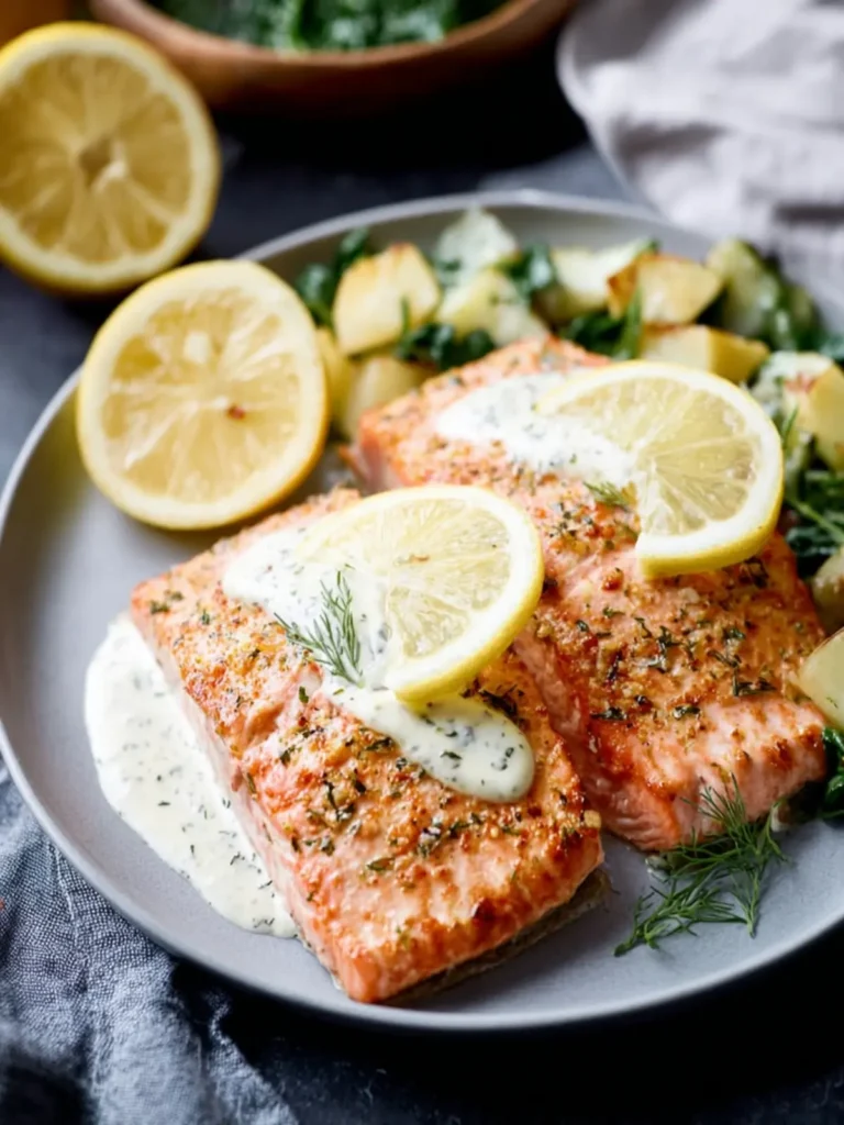 Lemon Dill Salmon First Image