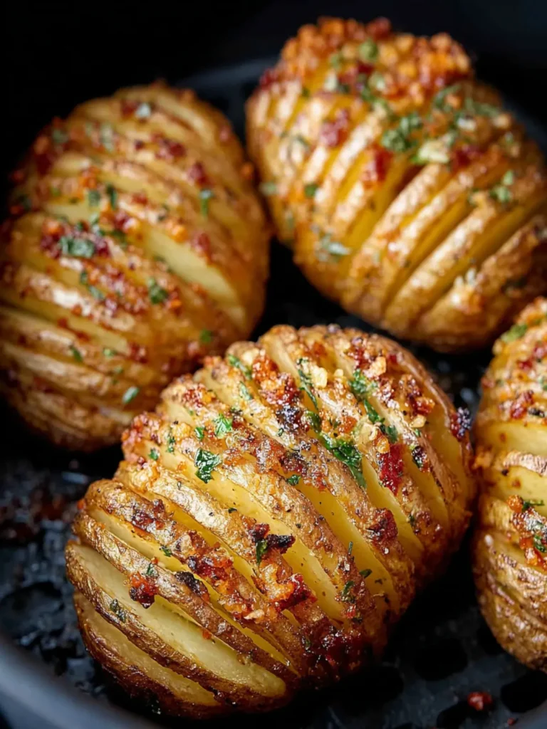 Air Fryer Hasselback Potatoes First Image