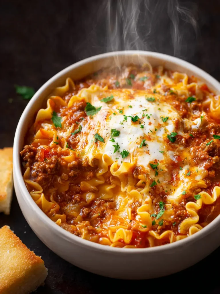 Easy Lasagna Soup Recipe First Image