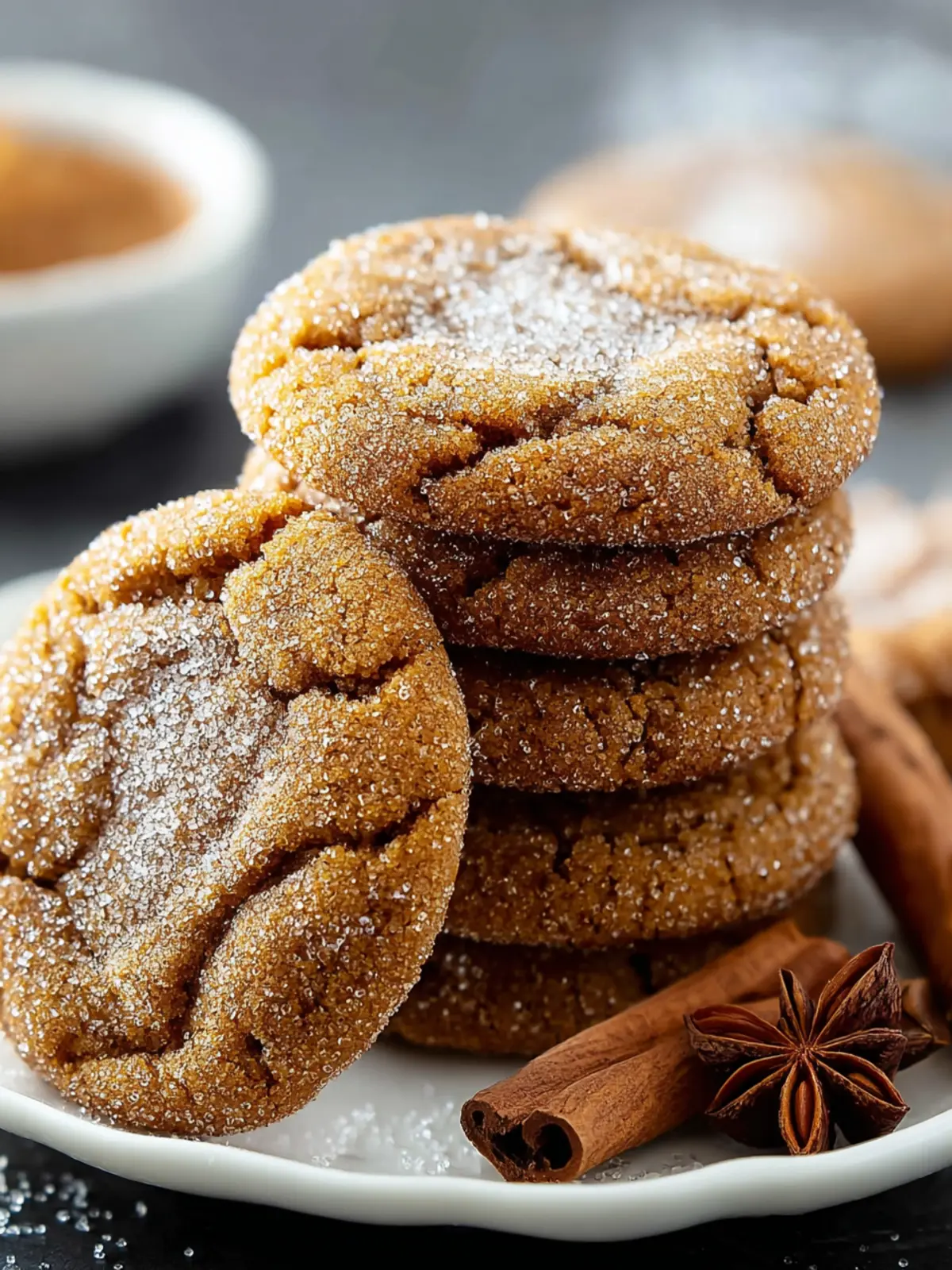 Irresistible Gingersnap Cookies: A Spicy Delight Recipe First Image