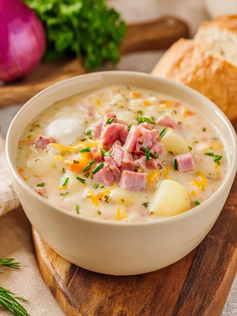 Creamy Ham and Potato Soup First Image