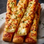 Homemade Cheesy Breadsticks First Image