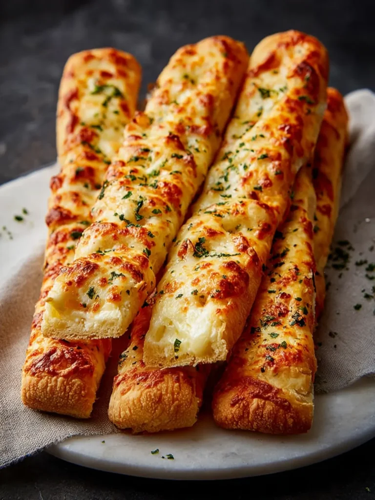 Homemade Cheesy Breadsticks First Image