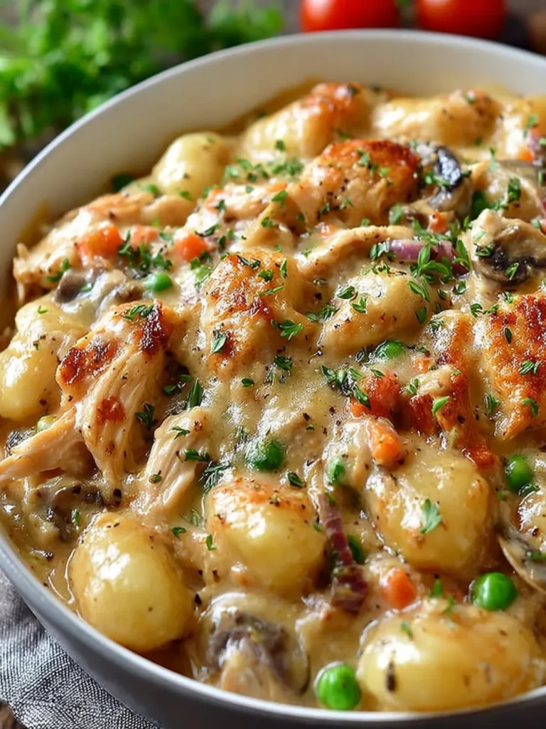 One Pot Gnocchi Chicken Pot Pie First Image