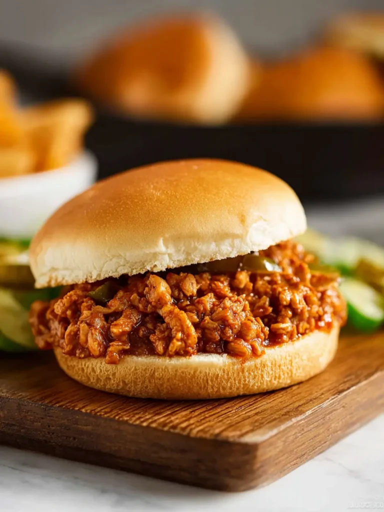 Cajun Chicken Sloppy Joes First Image