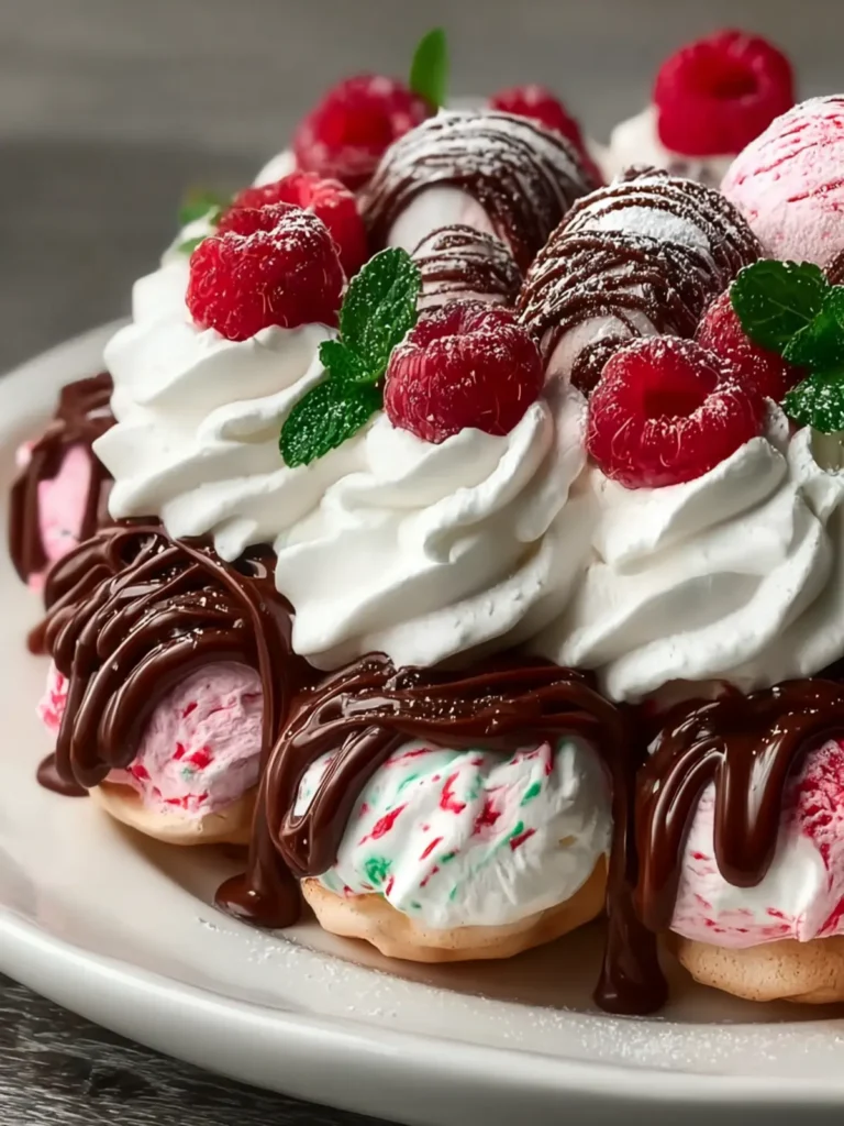 Choc-mint pull-apart pavlova First Image