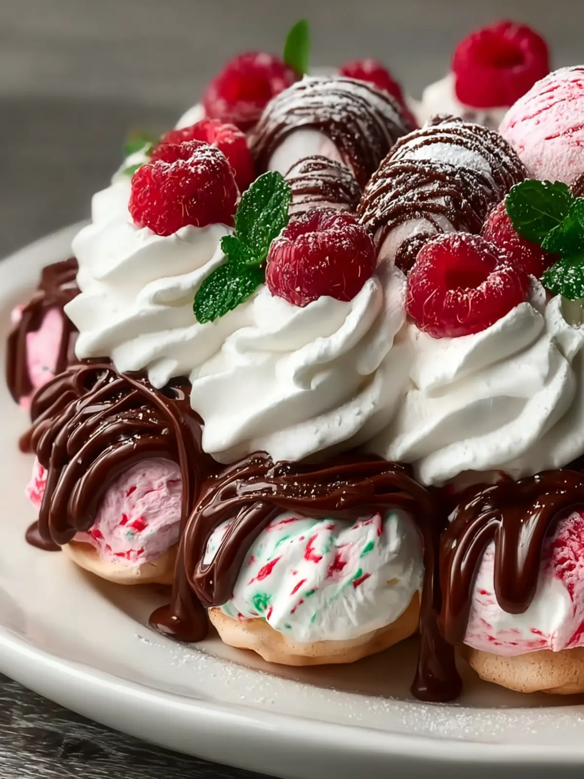 Choc-mint pull-apart pavlova First Image