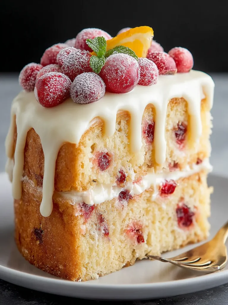 Cranberry Orange Cake First Image