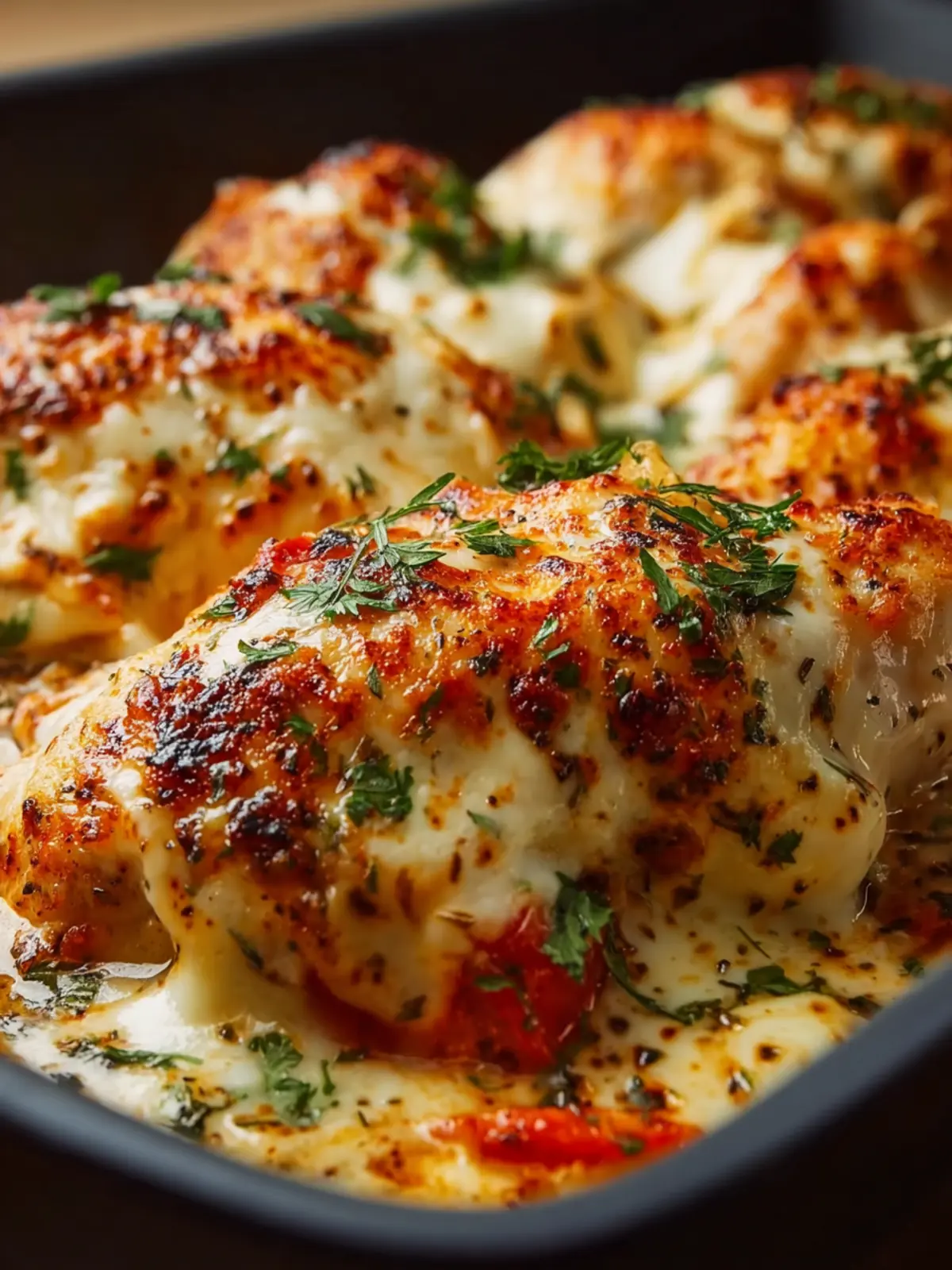 Cheesy Mozzarella Chicken Bake: Irresistibly Delicious Recipe! First Image
