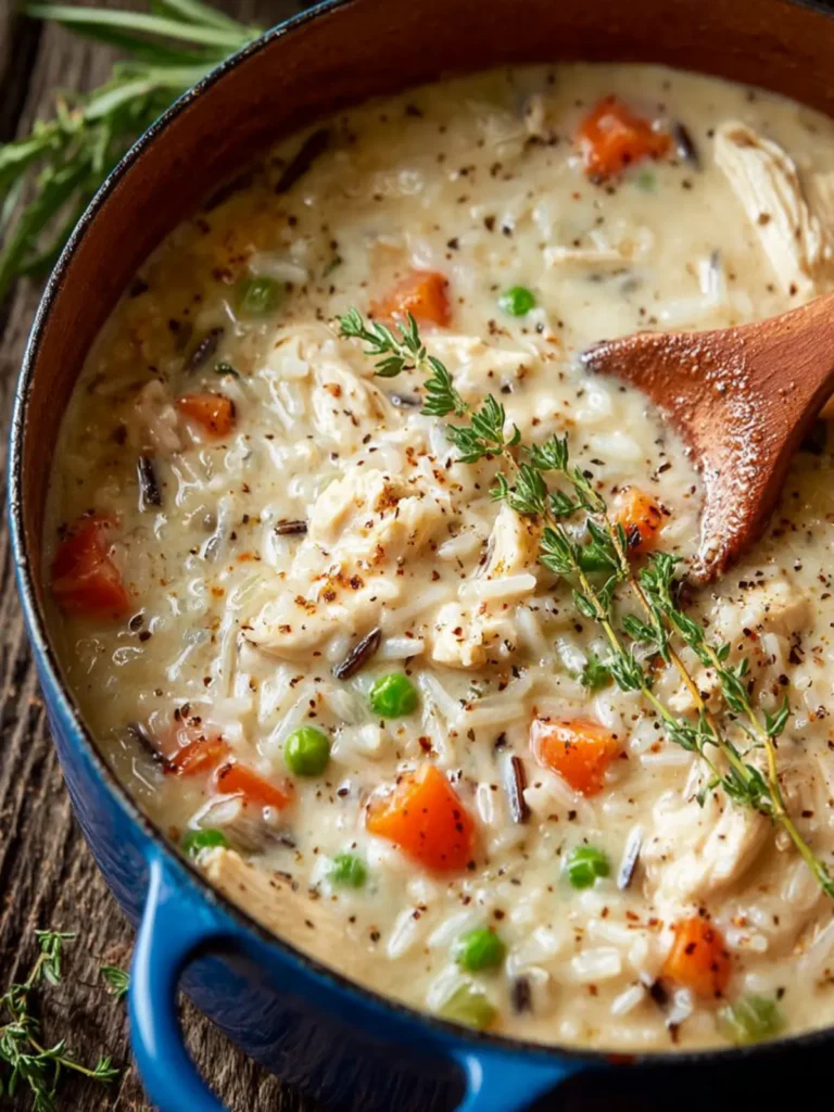 Creamy Chicken Wild Rice Soup First Image
