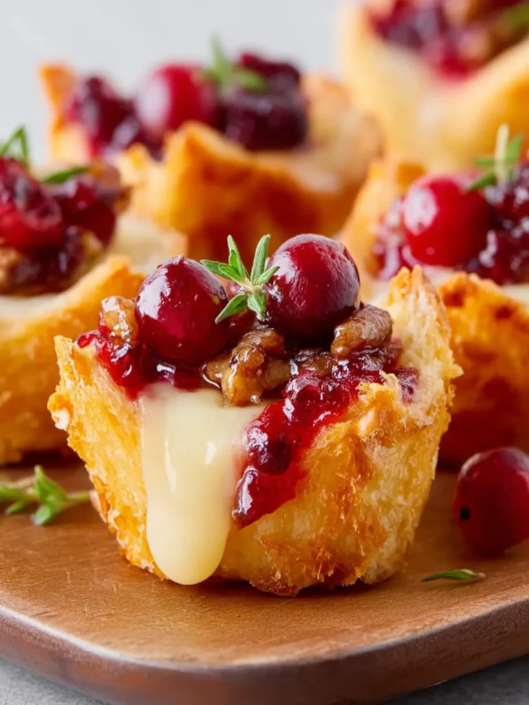 Cranberry Brie Bites First Image