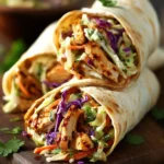BBQ Chicken Coleslaw Wraps First Image