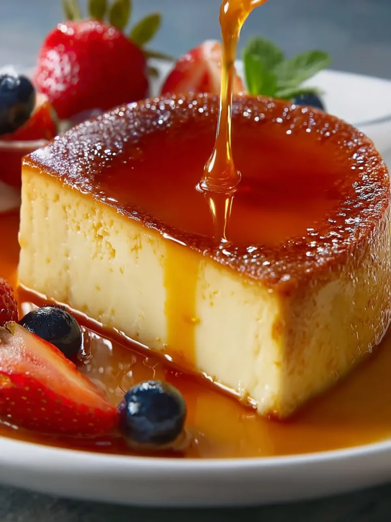 Creamy Caramel Flan First Image