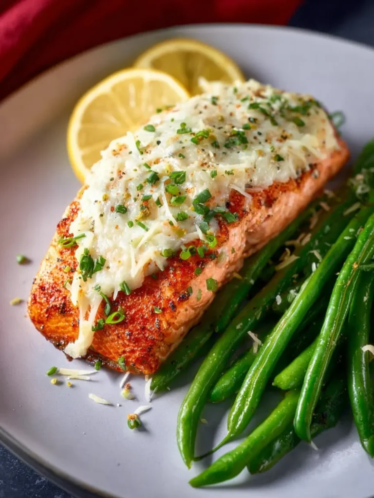 Easy Crab and Parmesan Stuffed Salmon First Image