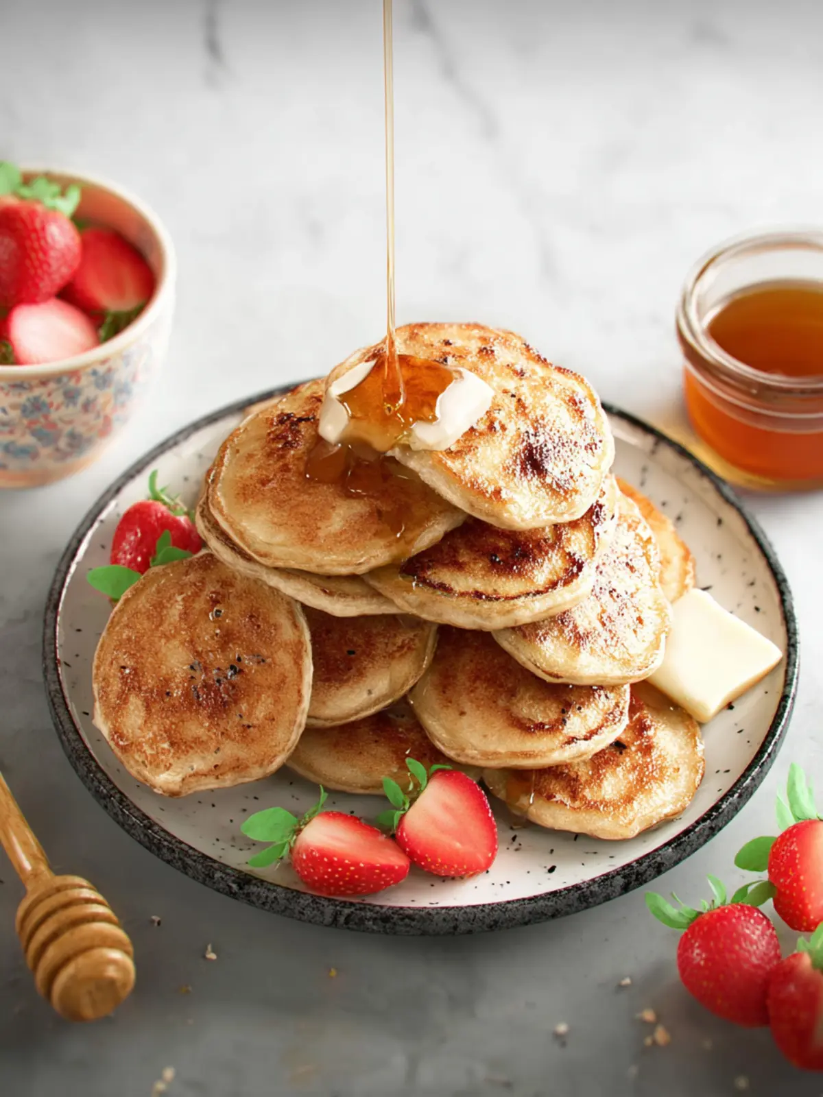 Fluffy Applesauce Pancakes First Image