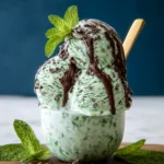Homemade Mint Chocolate Chip Ice Cream First Image