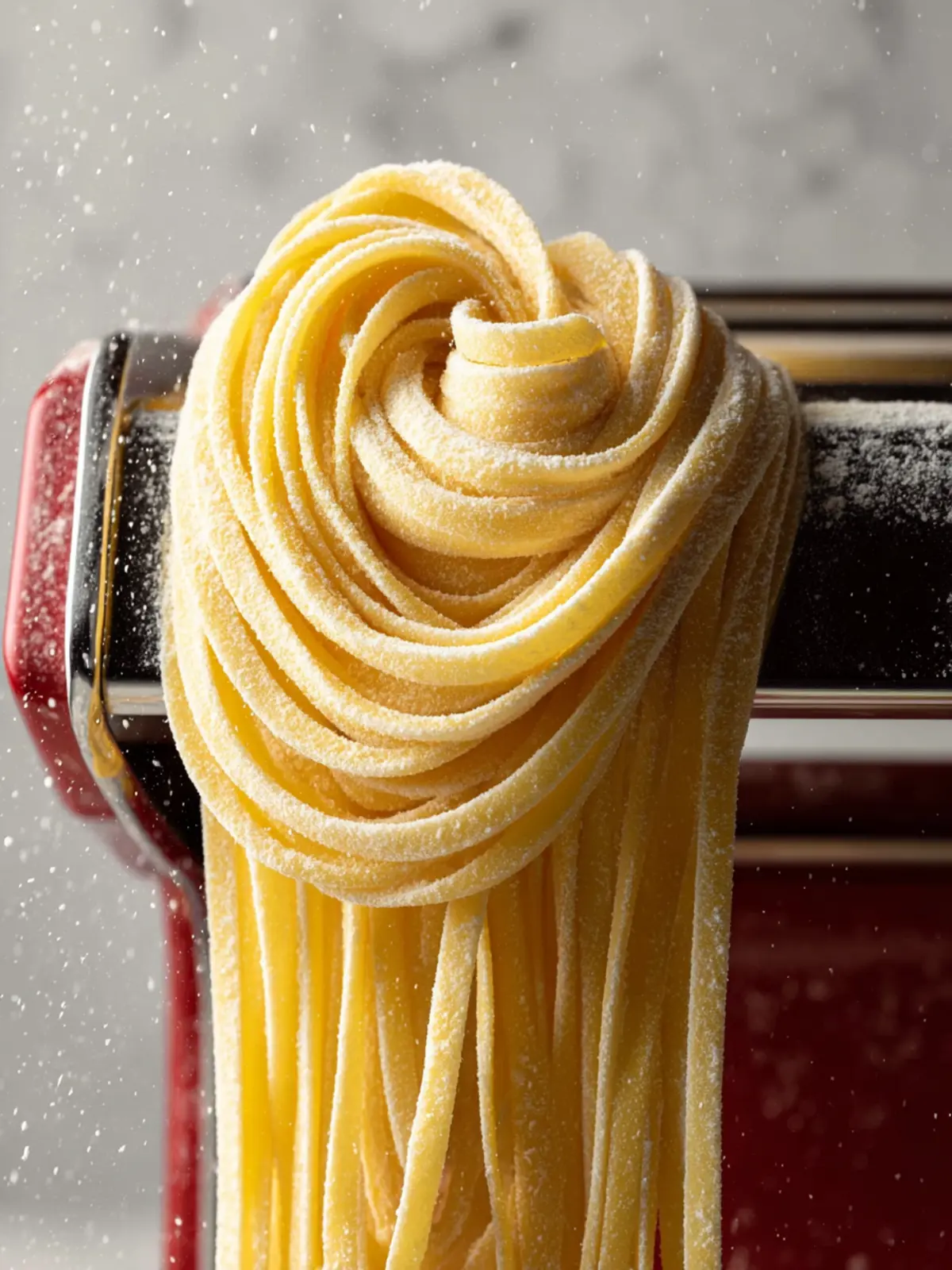 Homemade Pasta Dough with Semolina Flour First Image