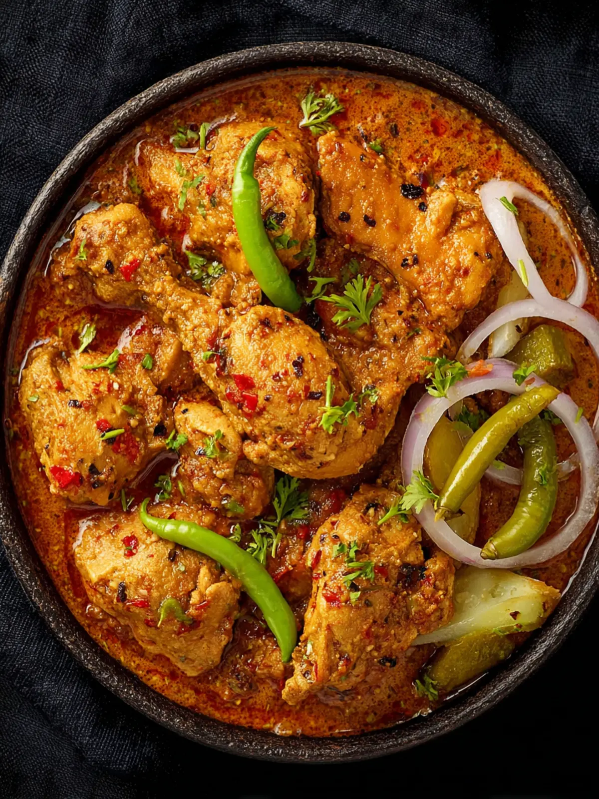 Kadai Chicken Recipe (Murgh Karahi) First Image