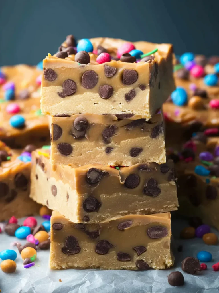 No Bake Cookie Dough Bars First Image