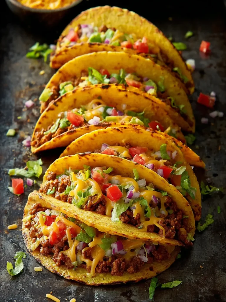 Oven-Baked Cheesy Tacos First Image