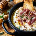 Roasted Garlic and Prosciutto Cream Cheese Dip with Hot Honey First Image