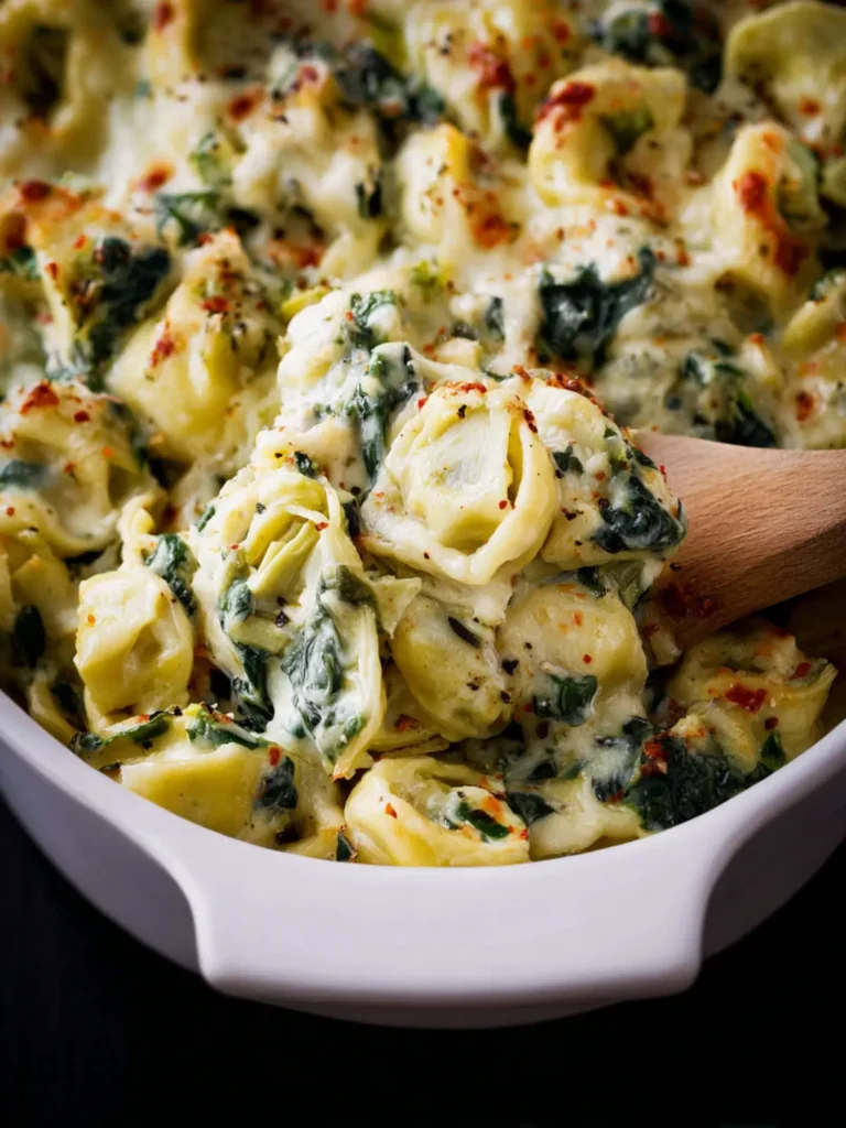 Spinach and Artichoke Tortellini Bake First Image