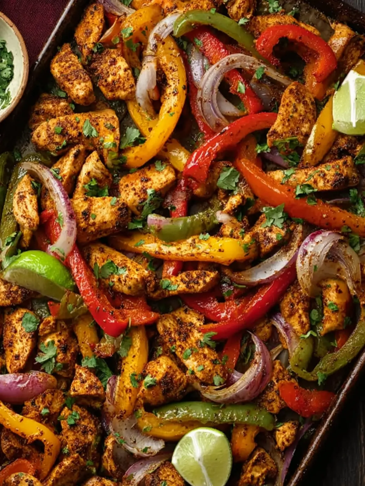 Sheet Pan Chicken Fajitas First Image