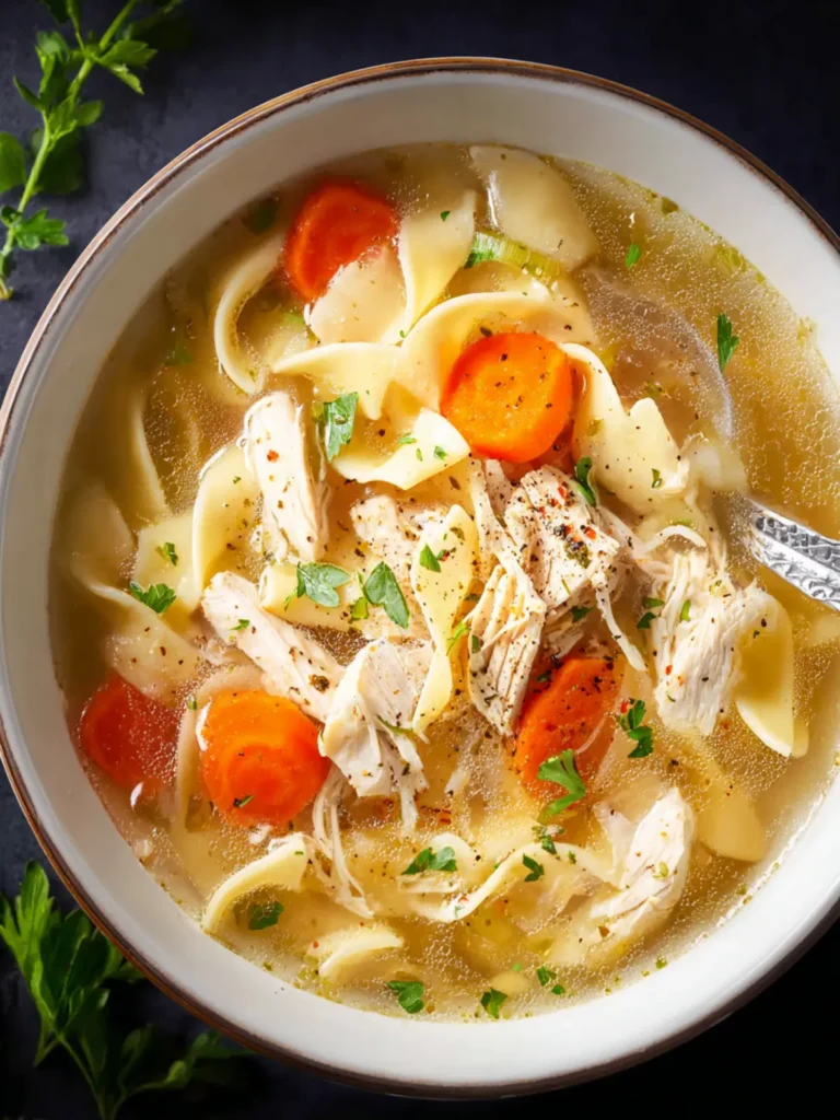 Crockpot Chicken Noodle Soup First Image