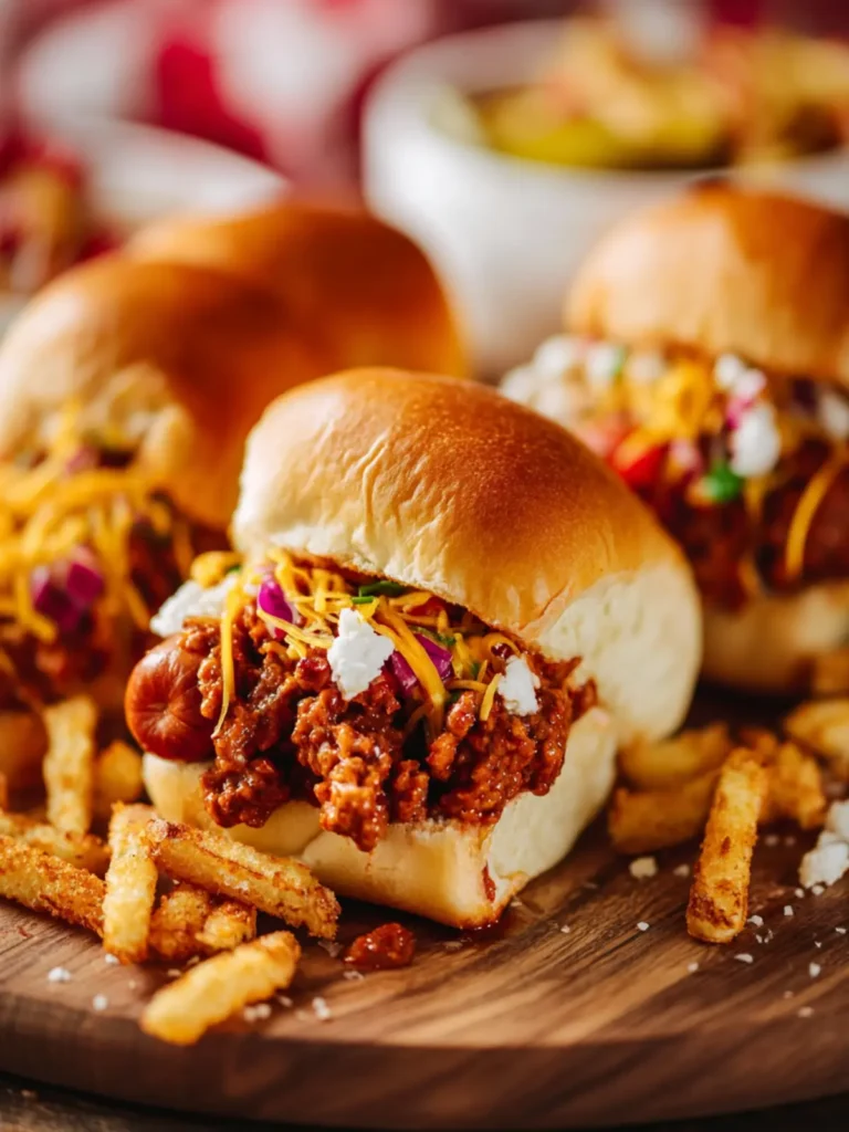 Chili Cheese Dog Sliders First Image