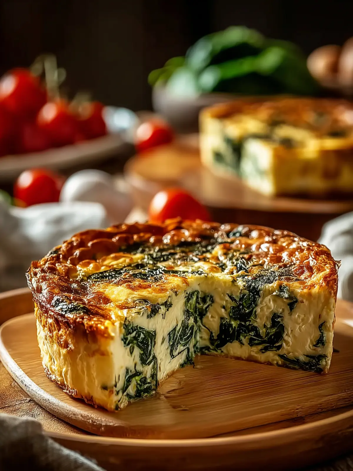 Cottage Cheese and Spinach Crustless Quiche: An Amazing Ultimate Recipe First Image