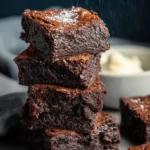 Decadent Eggless Brownies First Image