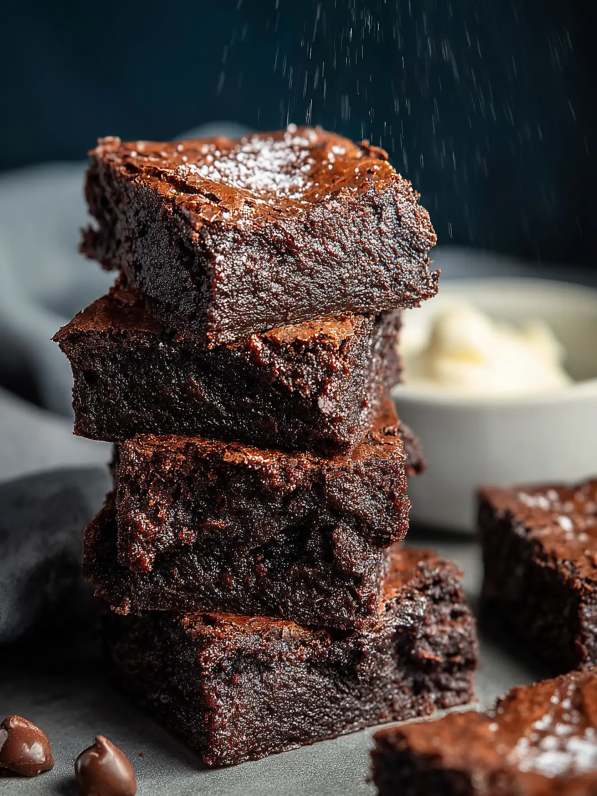 Decadent Eggless Brownies First Image