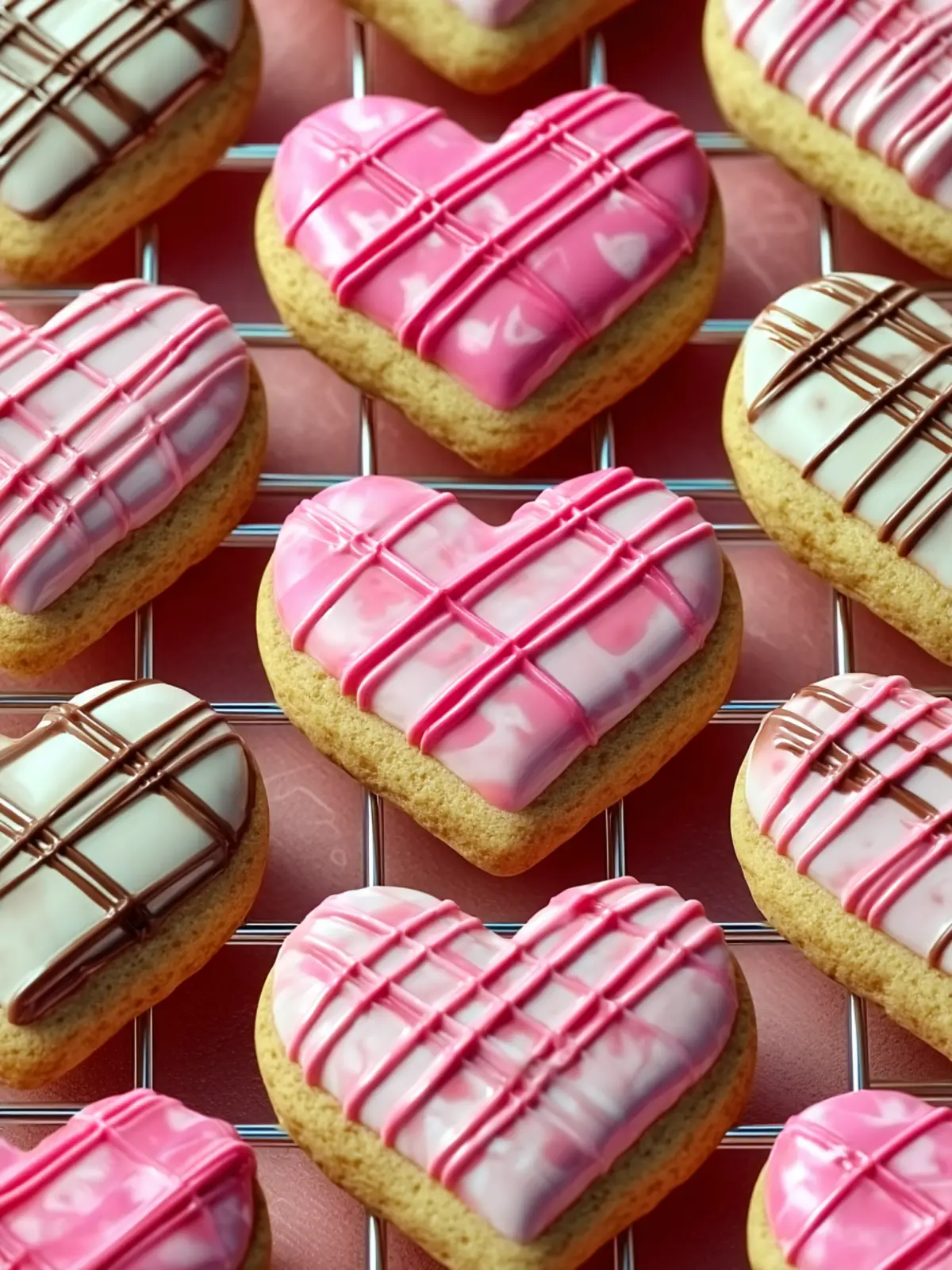 Delightful Tic Tac Toe Heart Cookies for Sweet Moments First Image