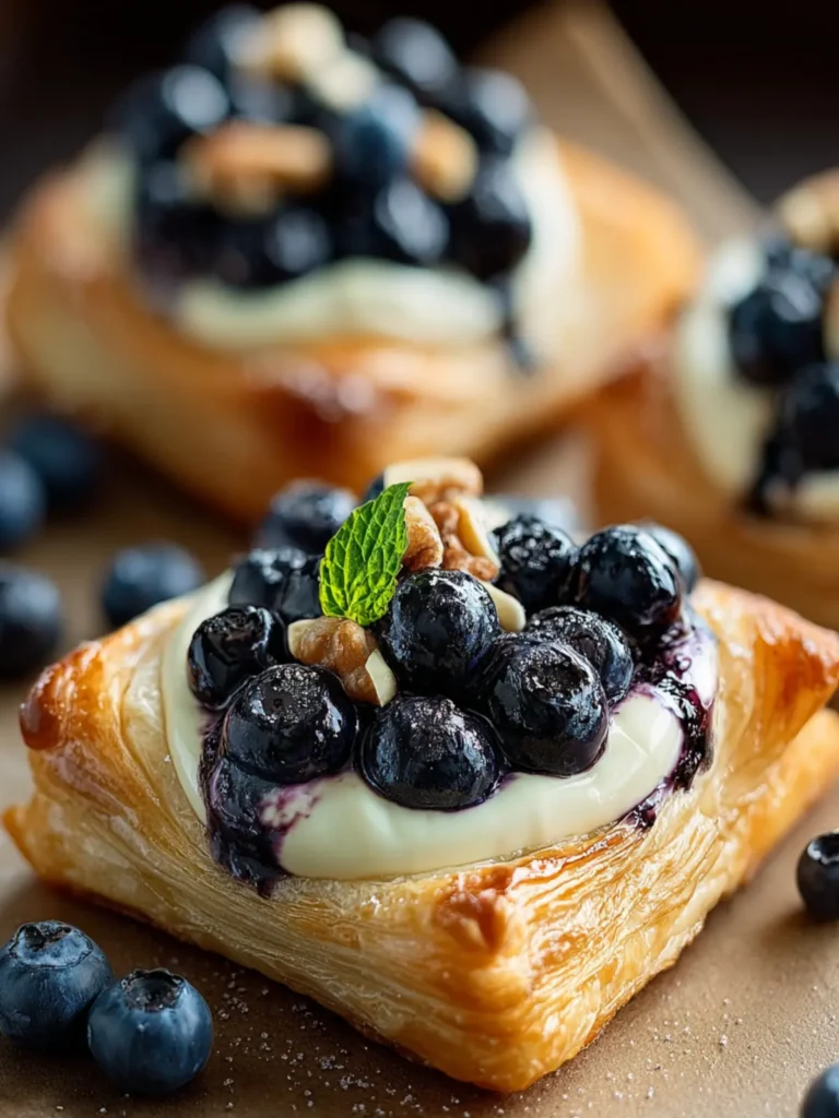 Irresistible Blueberry Cream Cheese Danish Recipe First Image