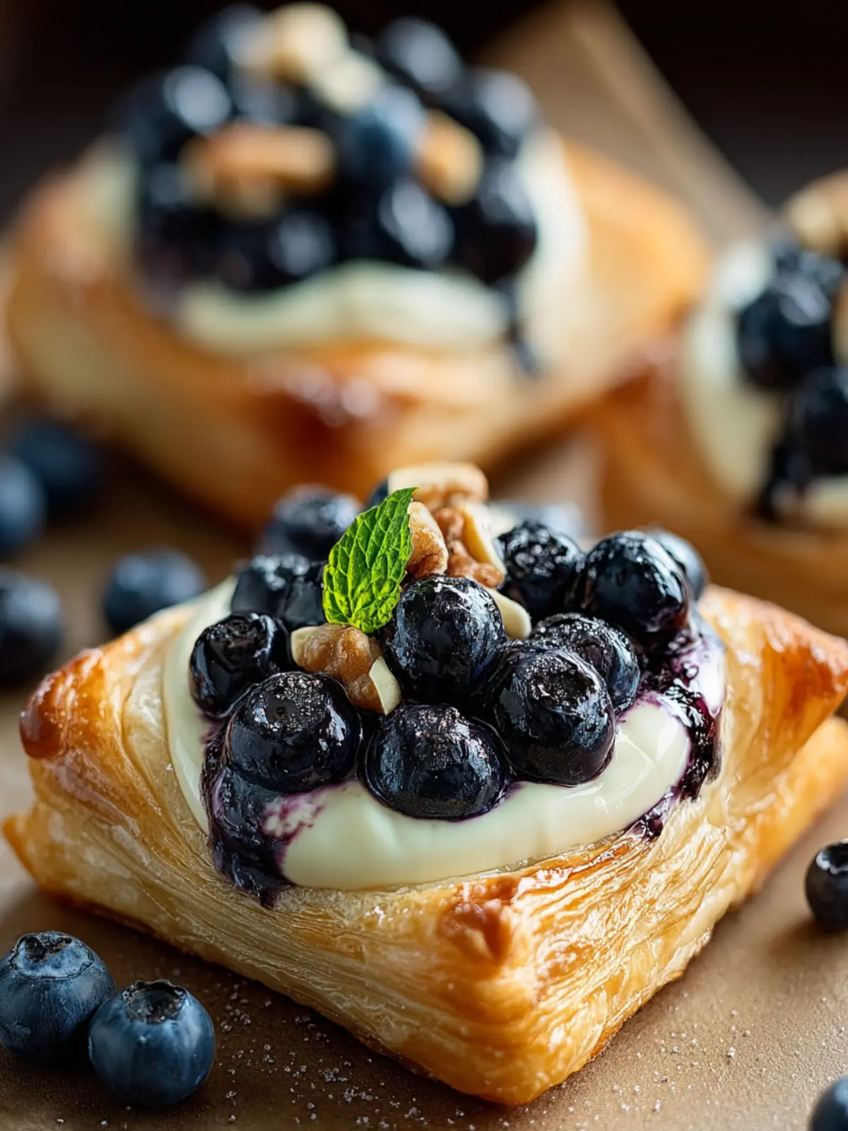 Irresistible Blueberry Cream Cheese Danish Recipe First Image