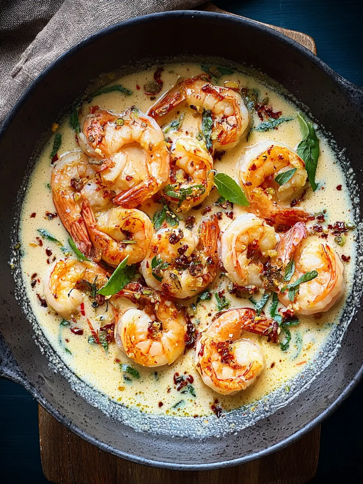Irresistible Garlic Shrimp in Coconut Milk Recipe First Image