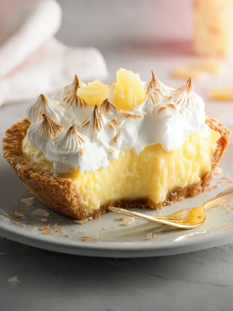 Marshmallow Pineapple Pie First Image