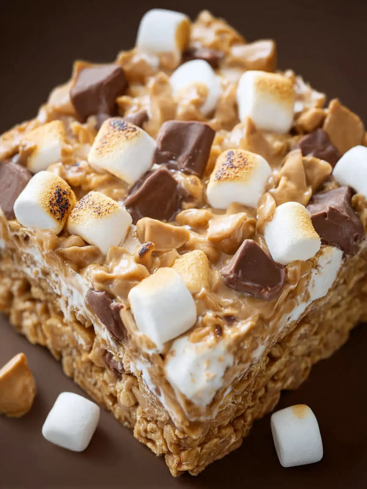 Peanut Butter No-Bake S’mores Bar First Image