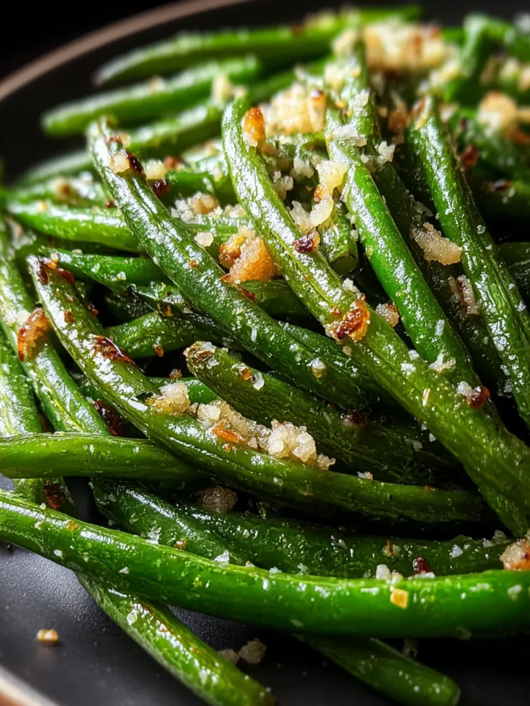 Roasted Green Beans With Garlic and Parmesan First Image