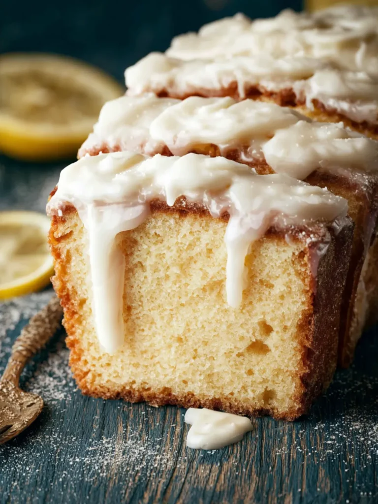 High Altitude Lemon Loaf Cake (Iced Lemon Bread) First Image
