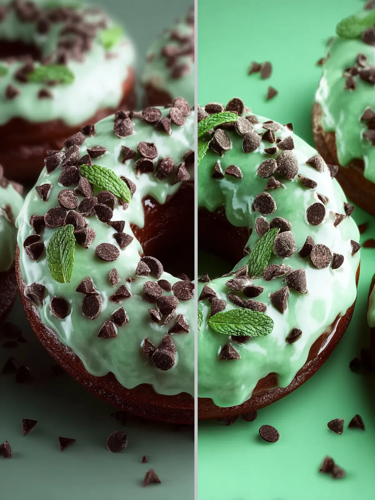 Mint Chip Donuts First Image