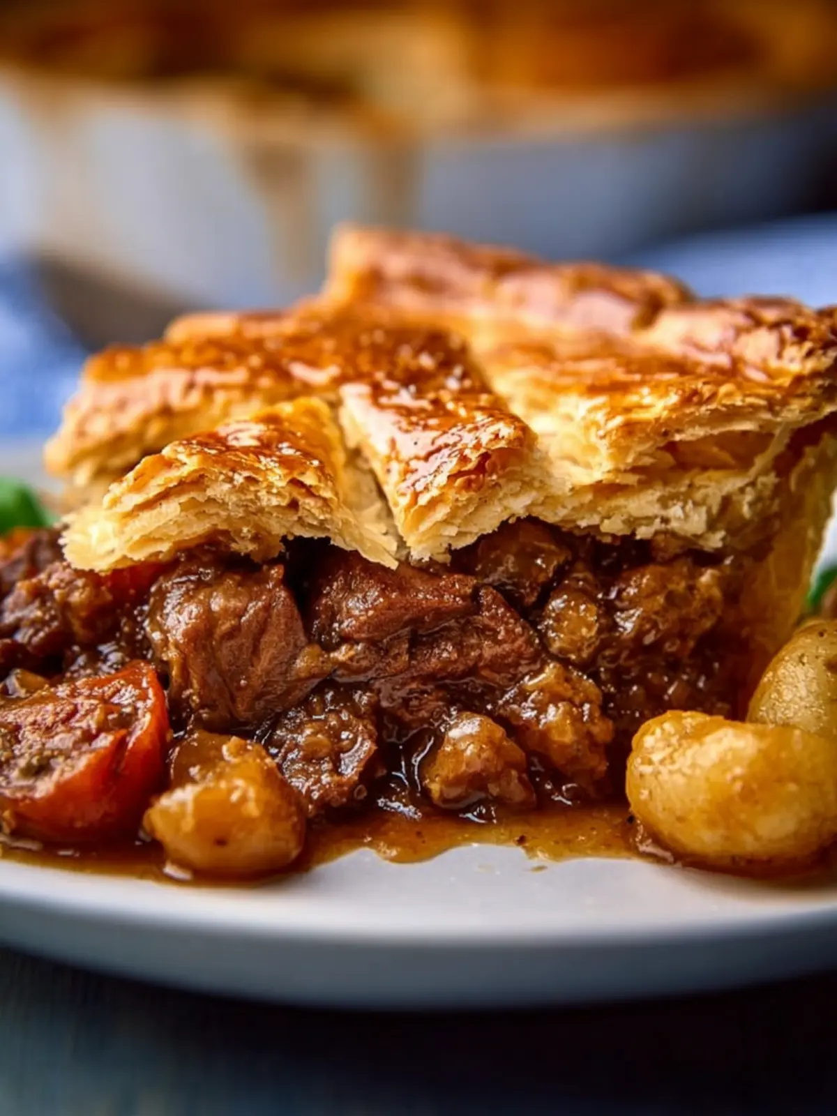 Rich and Tasty Slow-Cooked Steak Pie First Image
