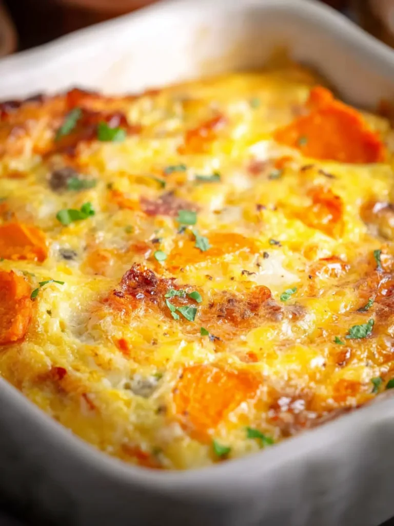 Sweet Potato Breakfast Casserole First Image