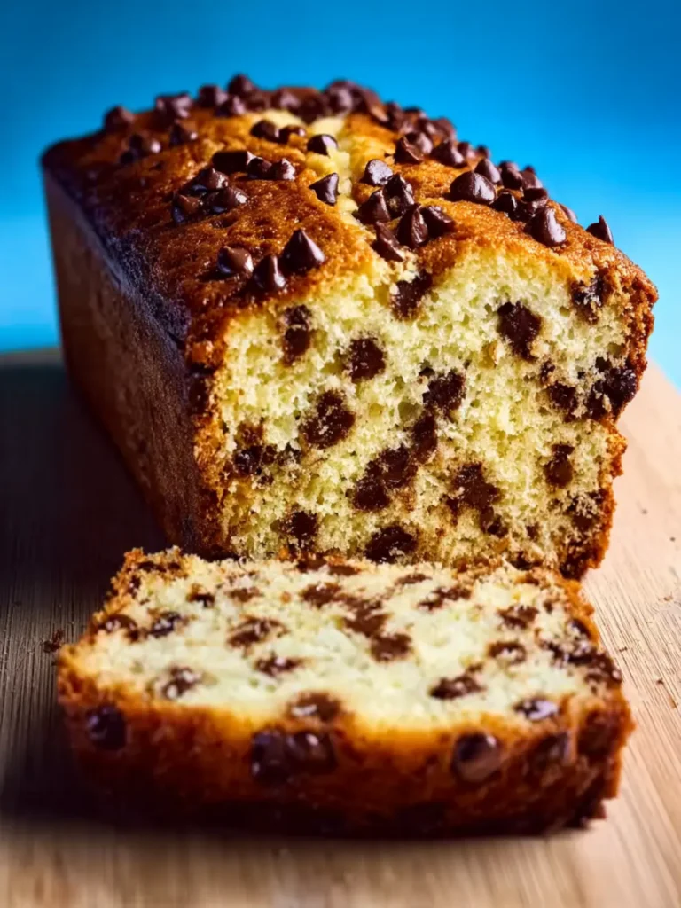 chocolate chip loaf cake First Image