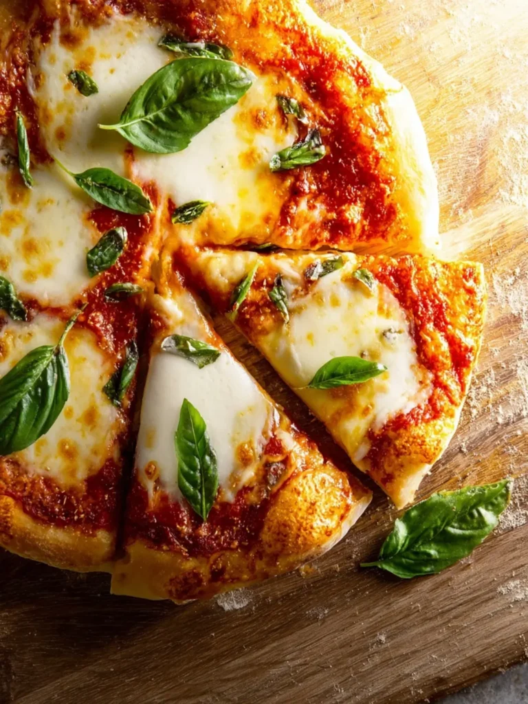 Classic Margherita Pizza Recipe (Neapolitan-Style Crust) First Image