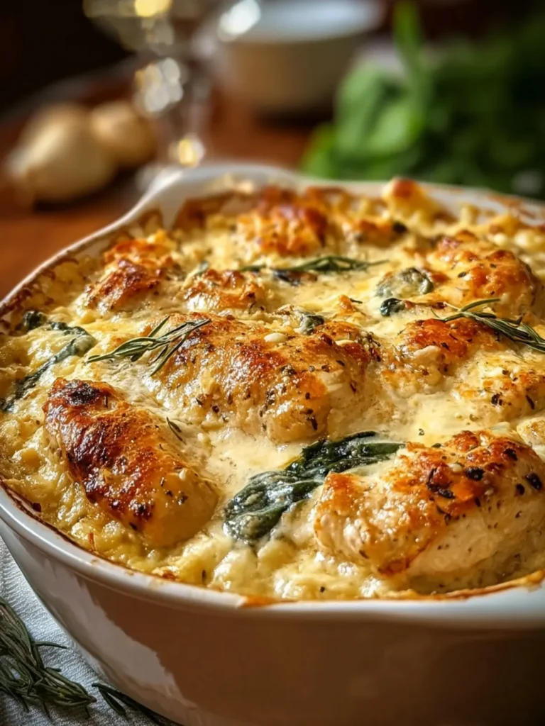 Creamy High Protein Chicken Bake for Cozy Comfort Nights First Image