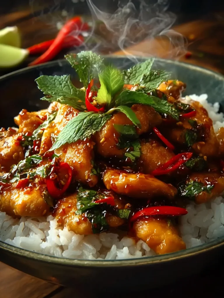 Sweet And Spicy Thai Chicken First Image